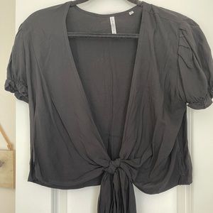 Black wrap top from Bali